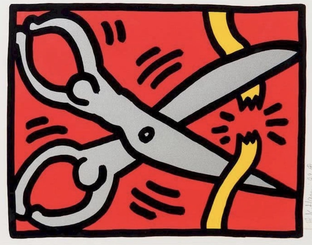 Keith Haring, Pop Shop III, Plate 1, 1989
