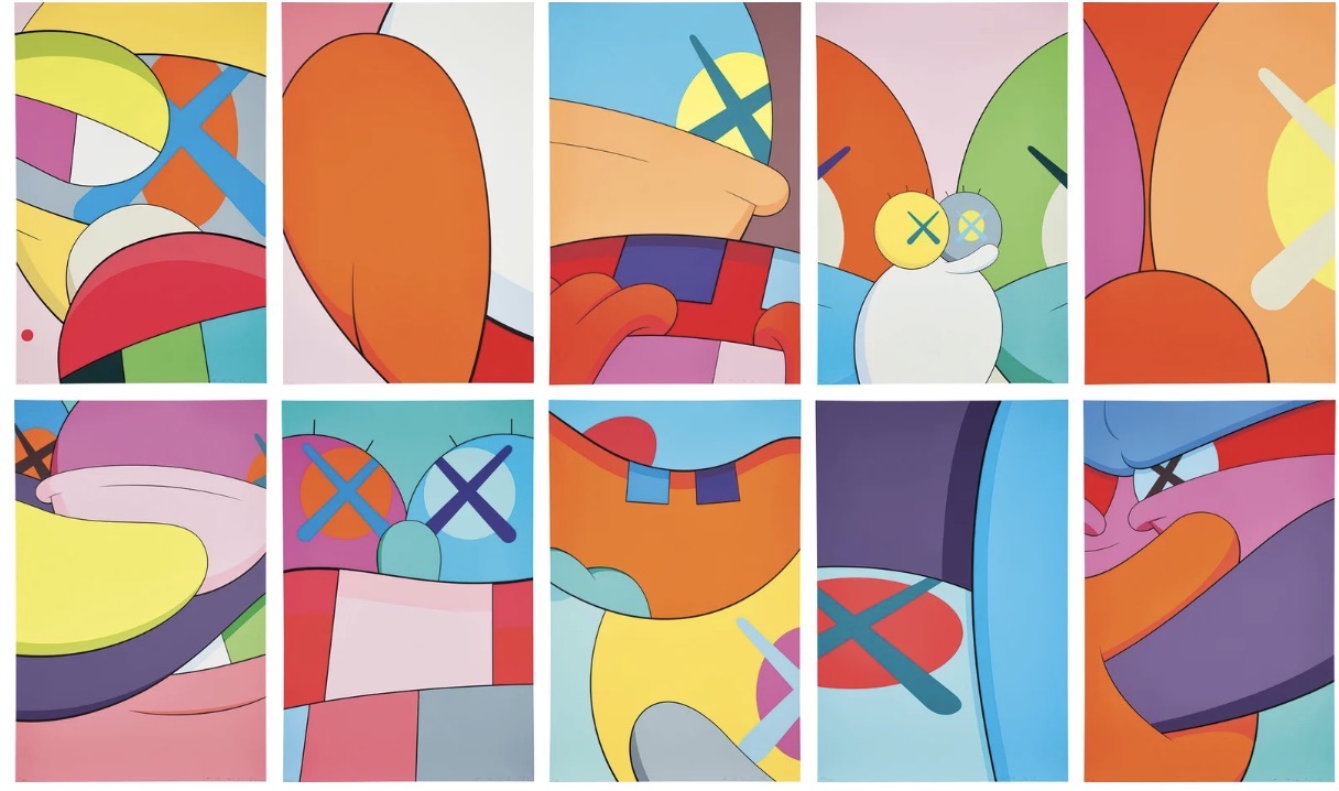 KAWS, NO REPLY complete set of 10, 2015