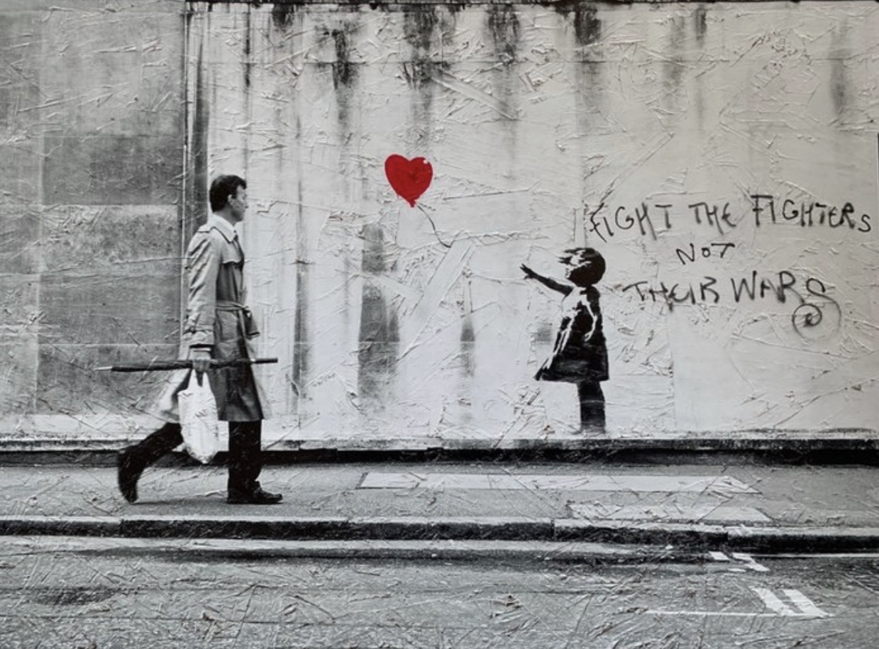 Banksy & Steve Lazarides, Balloon Fight