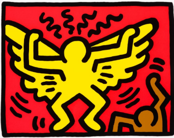 Keith Haring, Pop Shop IV: one print, 1989