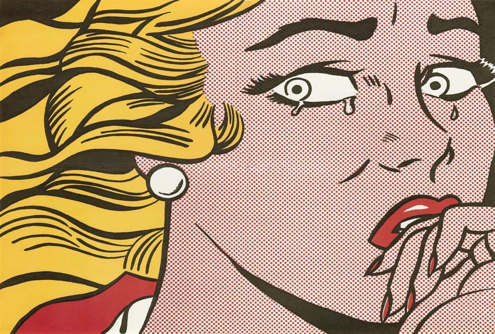 Roy Lichtenstein, Crying Girl (Castelli Mailer), 1963