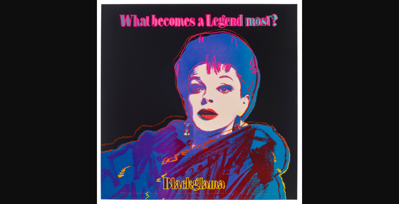 Andy Warhol, Blackglama (Judy Garland), from Ads, 1985